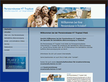 Tablet Screenshot of pensionskasse-ht-troplast.de